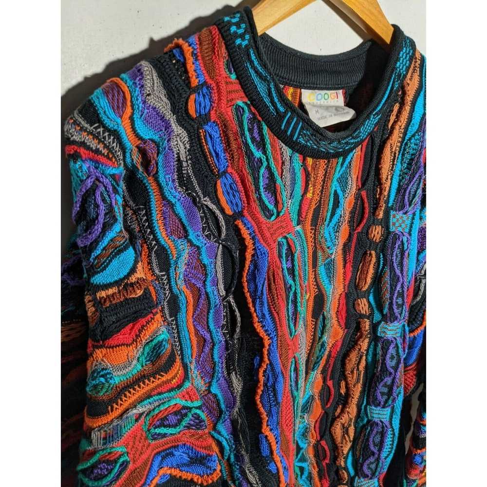 Coogi VTG COOGI Australia Knit Sweater 90s Sz Med… - image 3