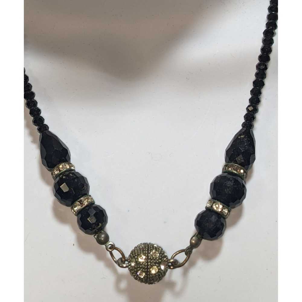 Other Beaded Magnetic Glam Goth Necklace - image 1