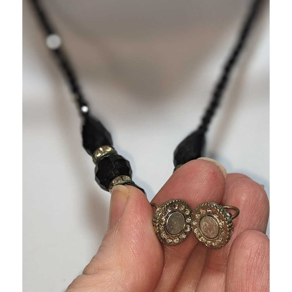 Other Beaded Magnetic Glam Goth Necklace - image 4