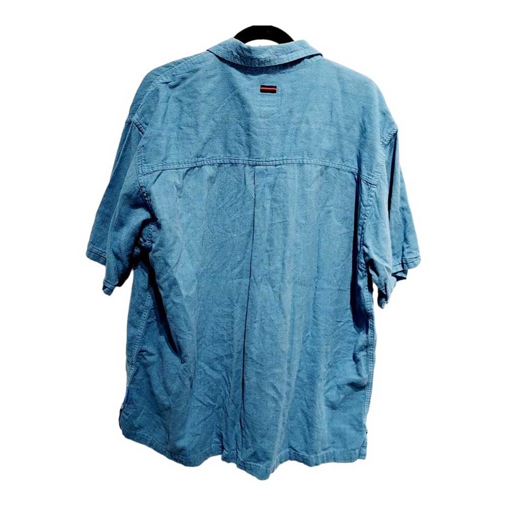 Fubu × Streetwear FUBU Cotton Short Sleeve Button… - image 2