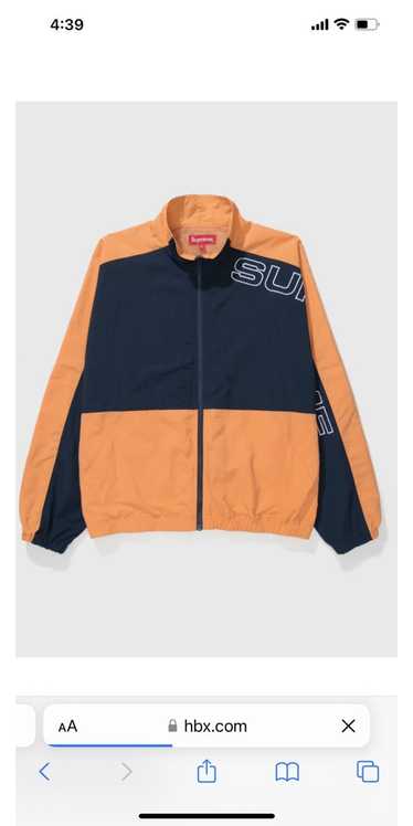 Supreme Supreme split track jacket orange