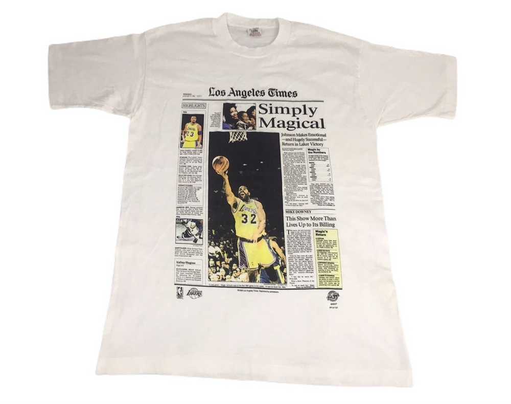 Lakers × NBA × Vintage Vintage 90s NBA Lakers Sim… - image 1
