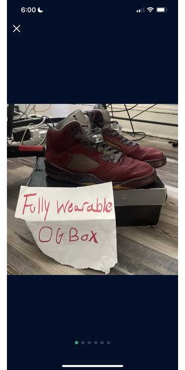 Jordan Brand × Nike Air Jordan 5 Retro LS Burgundy