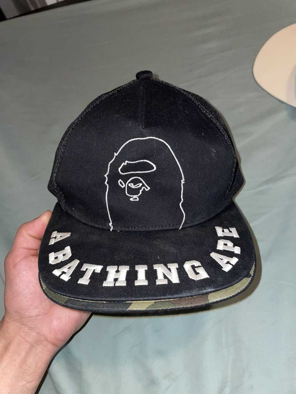 Bape Bape Black/Camo SnapBack - image 1