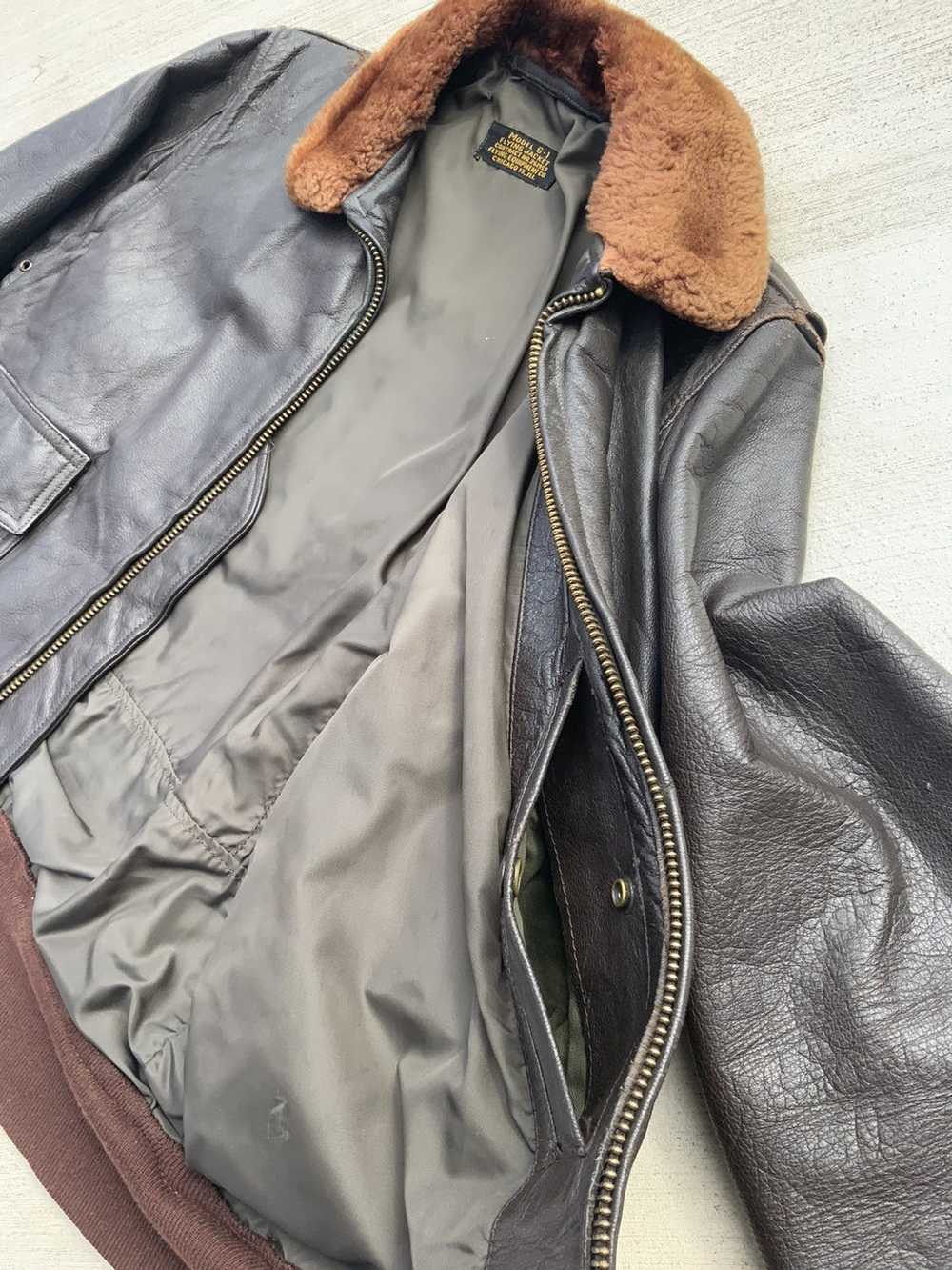 Leather Jacket × Military × Vintage 1964 G-1 Flig… - image 7