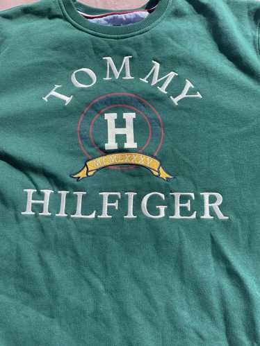 Tommy Hilfiger Green college Tommy Hilfiger sweate