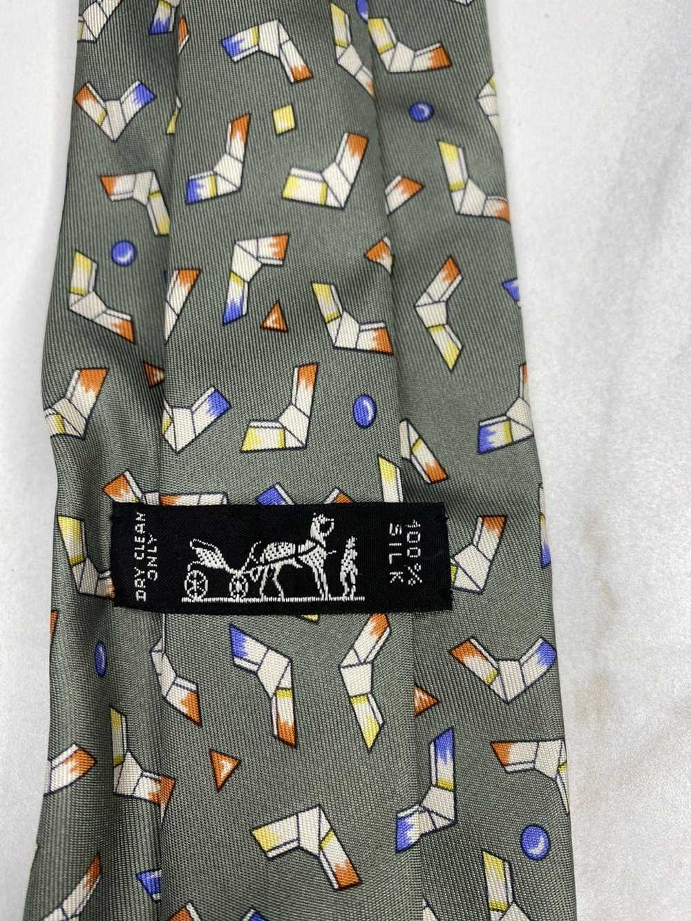 Hermes Vintage Hermes Paris 100% silk necktie - image 2