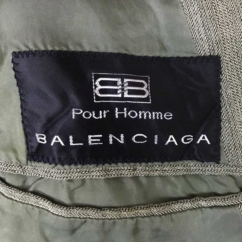 Balenciaga Vintage Balenciaga Pour Homme Blazer C… - image 7