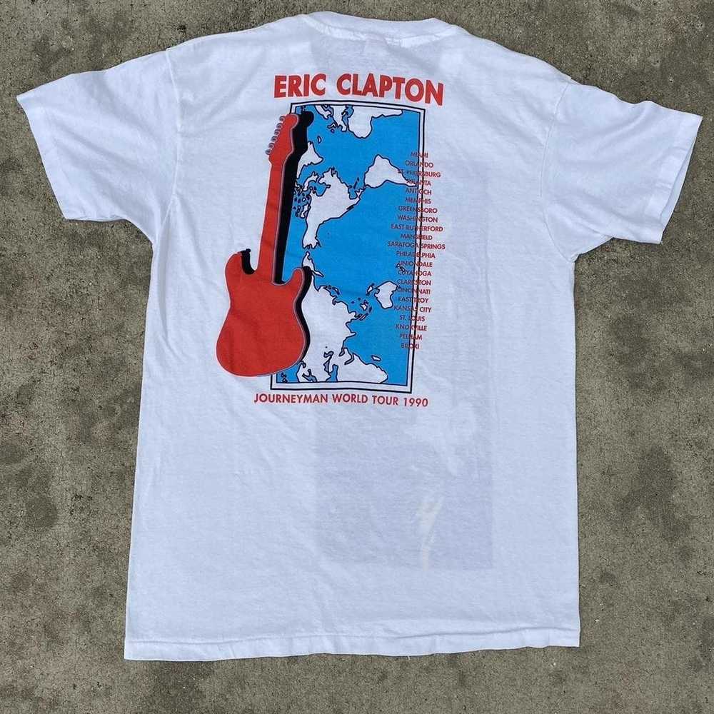 Band Tees × Vintage VINTAGE 1990 ERIC CLAPTON JOU… - image 2