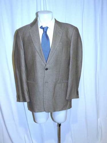 Armani Collezioni Light Brown Geometric 100% Cashm