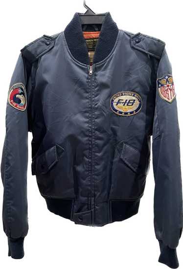 Military × Us Air Force Pilot Bomber Jacket- US Na