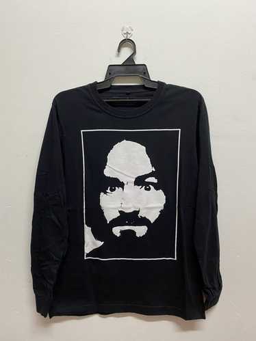 RARE!! 90's Charles Manson Vintage Crewneck Sweatshir… - Gem