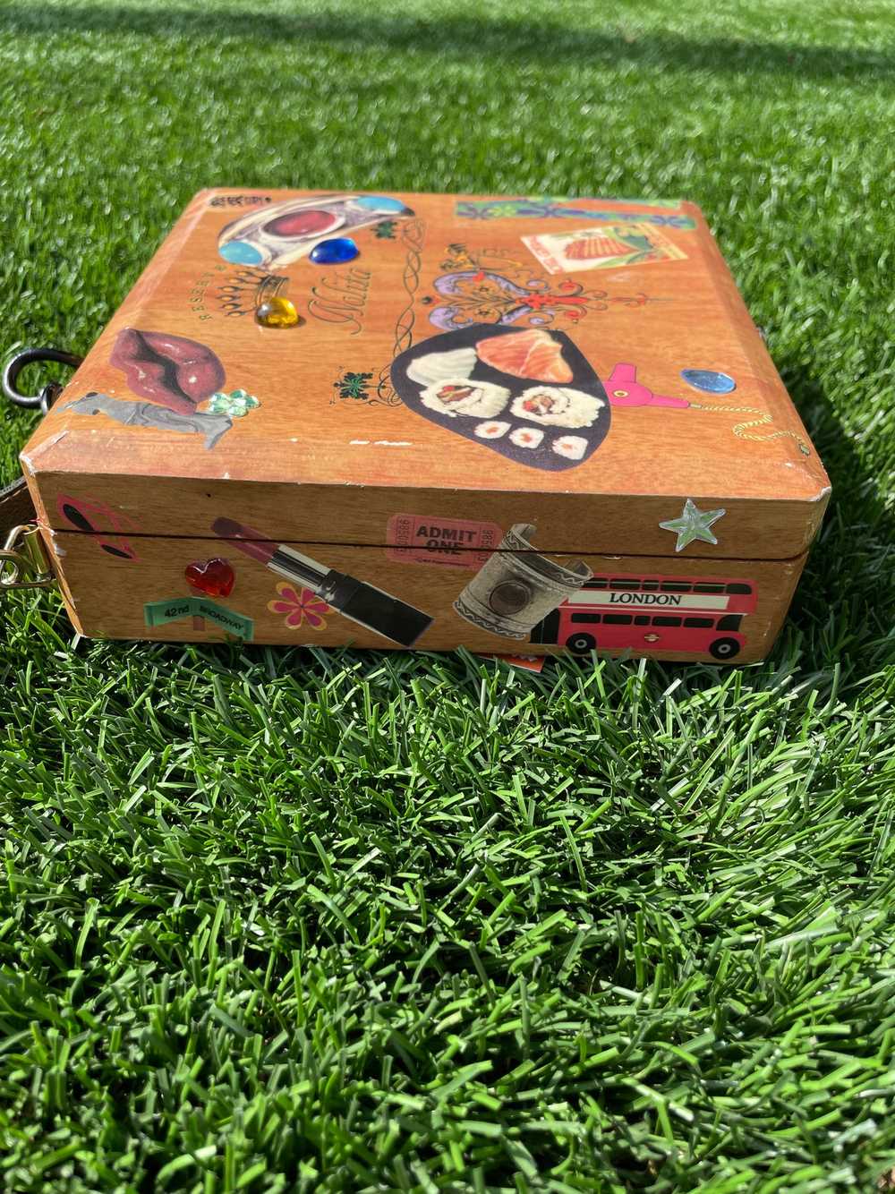 1960s Nolita Handmade Cigar Box Purse - image 4