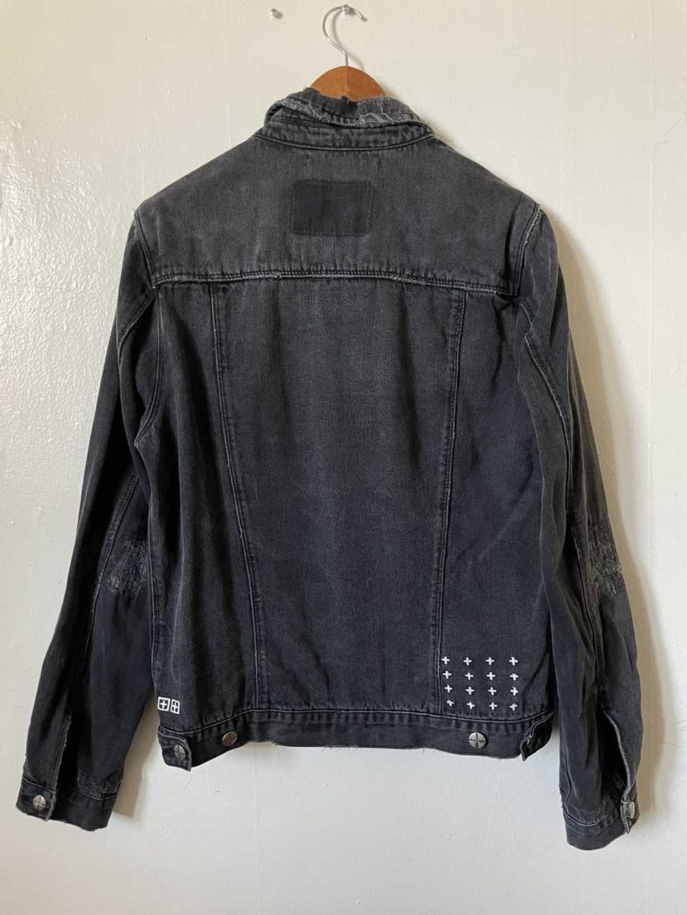 Ksubi Ksubi “Beaten Up Black” Denim Jacket - image 2