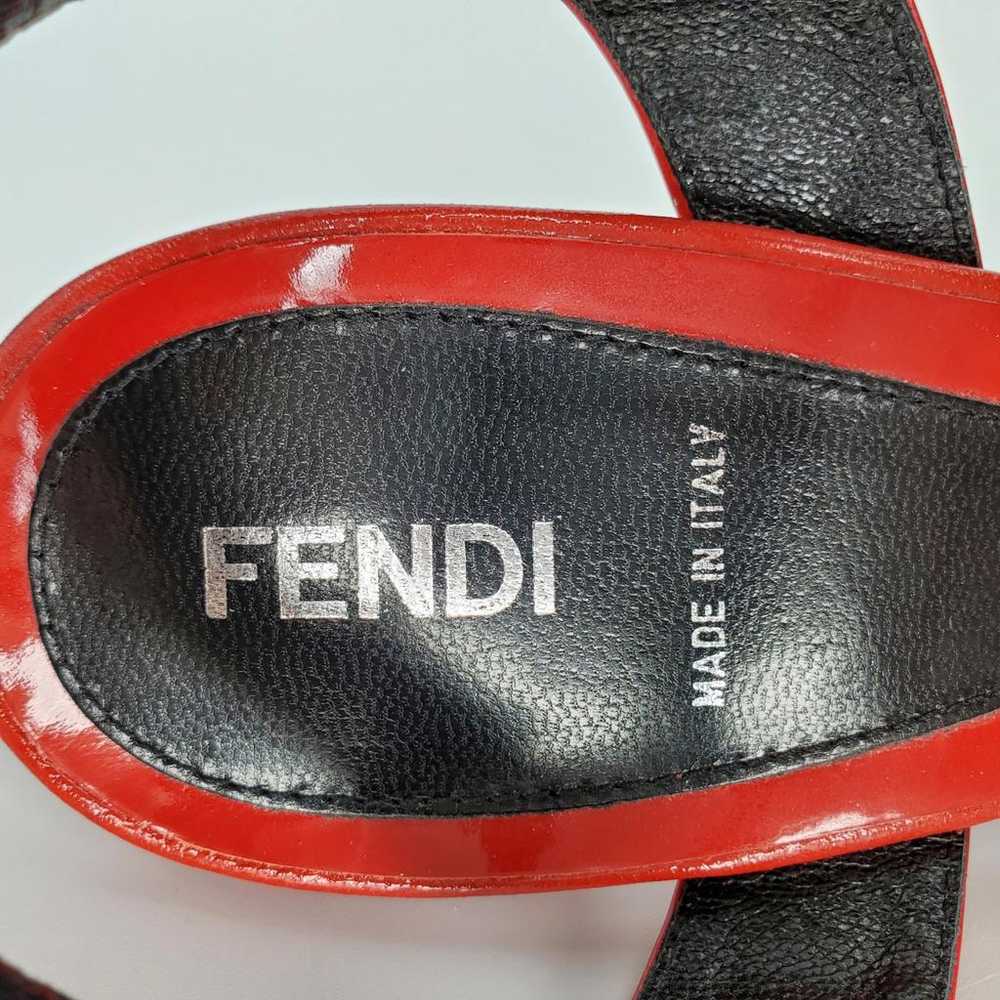 Fendi Patent leather sandals - image 7