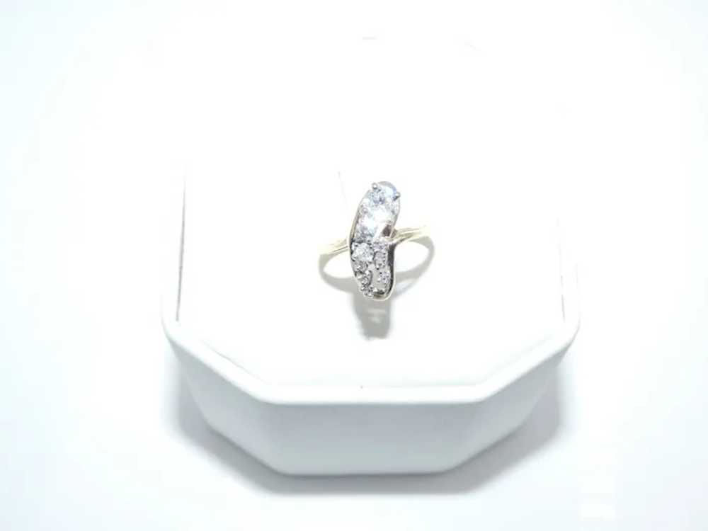 14K Gold Multi Diamond Ring Custom Made - image 5