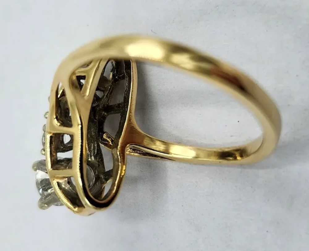 14K Gold Multi Diamond Ring Custom Made - image 6