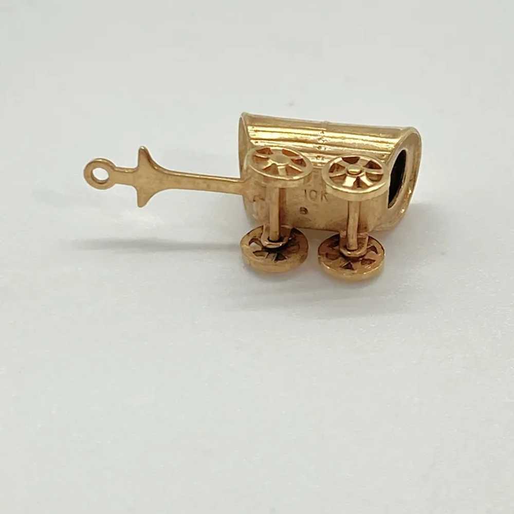 Moving Covered Wagon Vintage Charm 10K Rose Gold … - image 3