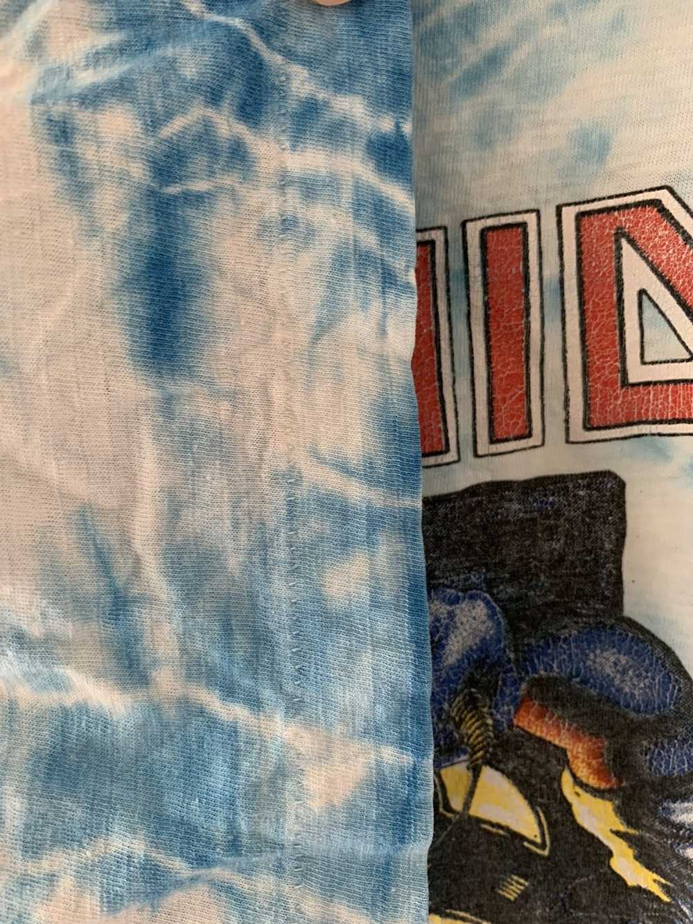Band Tees × Iron Maiden × Vintage Vintage Tie Dye… - image 3