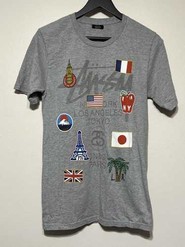 Streetwear × Stussy Stussy T -Shirt S World Tour G