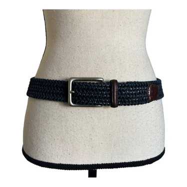 Italian Designers Torino Men Woven & Leather Belt… - image 1
