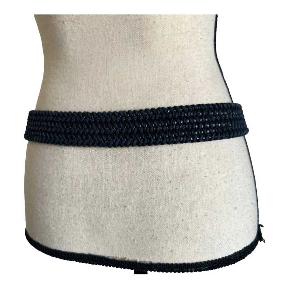 Italian Designers Torino Men Woven & Leather Belt… - image 2