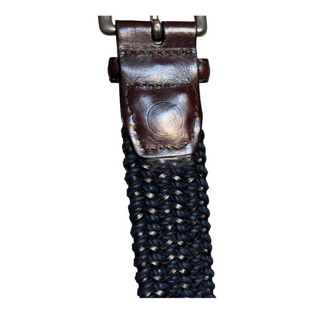 Italian Designers Torino Men Woven & Leather Belt… - image 4