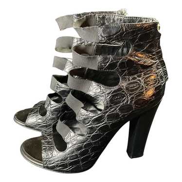 Giuseppe Zanotti x Balmain Exotic leathers sandals - image 1