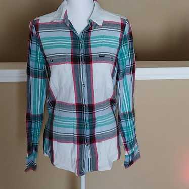 Hurley Hurley Wilson Ex-Boyfriend Flannel Shirt S… - image 1