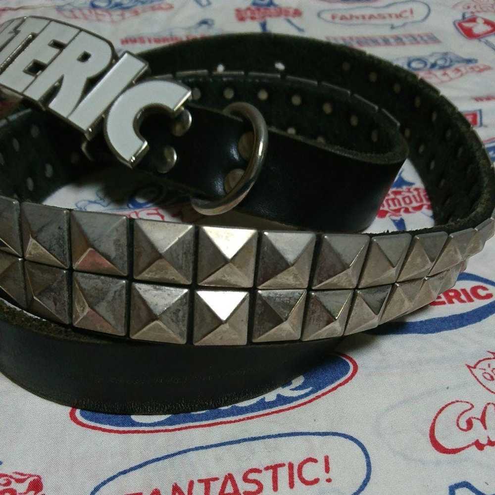 Hysteric Glamour "Hysteric" Leather Studded Belt - image 3