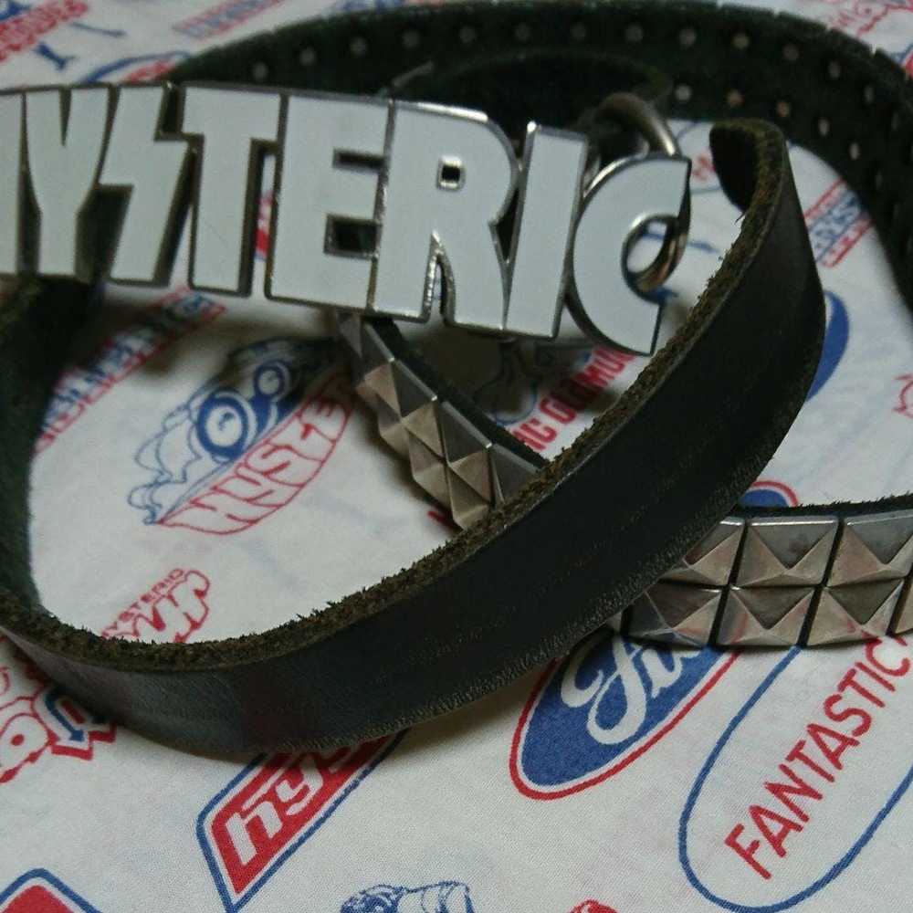 Hysteric Glamour "Hysteric" Leather Studded Belt - image 5