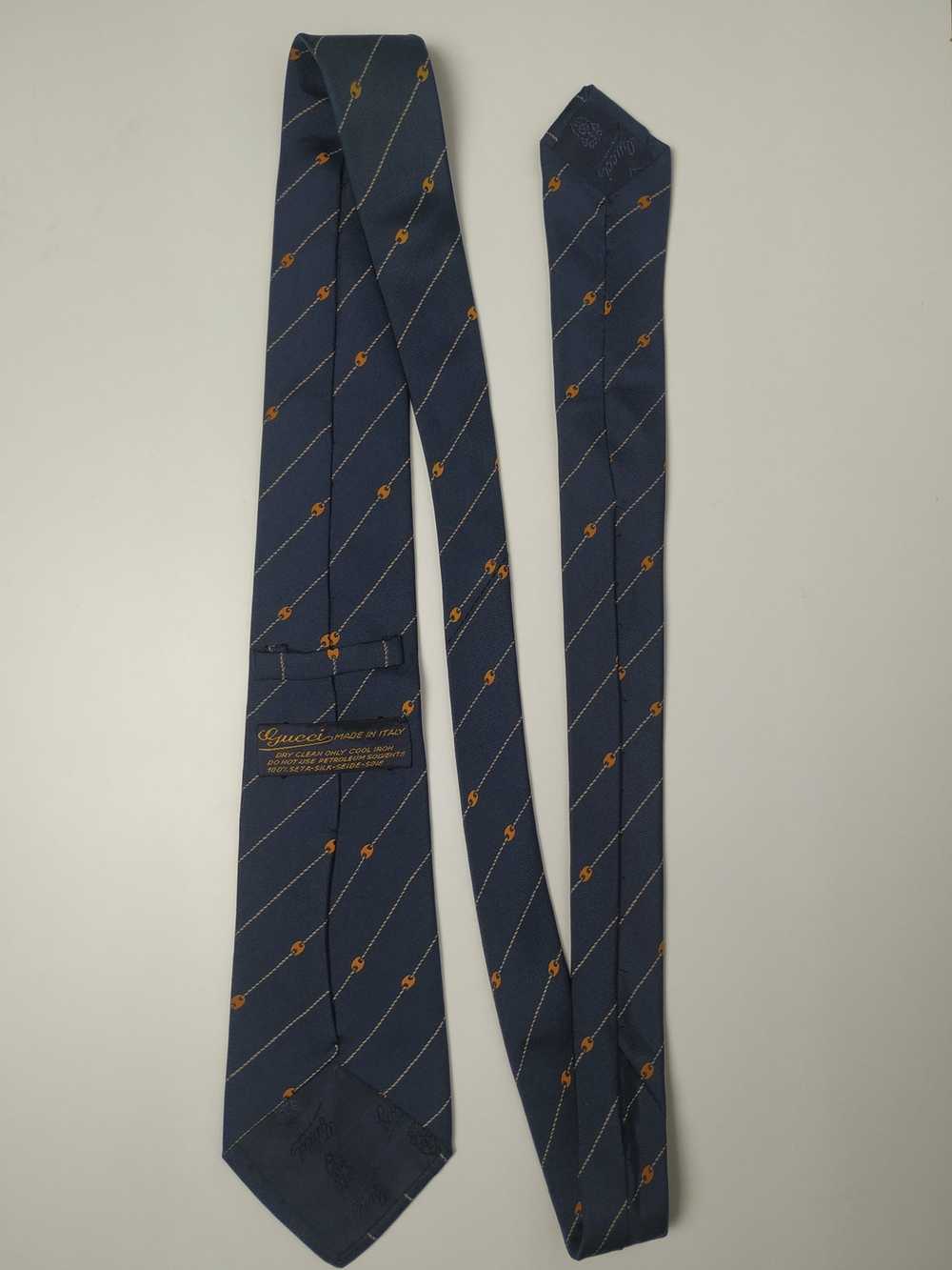 Gucci × Luxury Gucci 100% Silk Tie Made in Italy - image 4