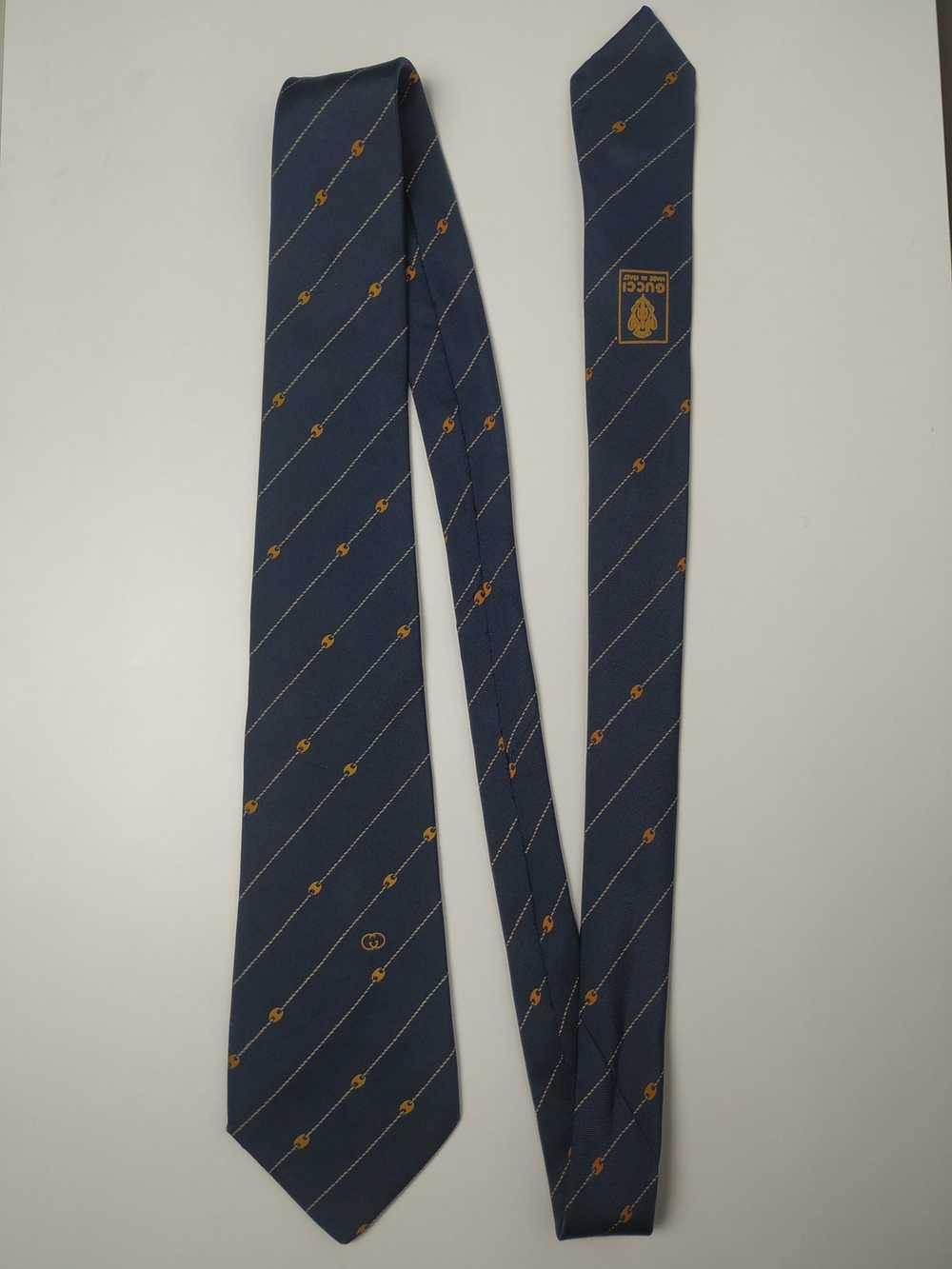 Gucci × Luxury Gucci 100% Silk Tie Made in Italy - image 6