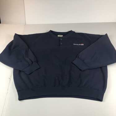 : Reebok Winnipeg Jets Throwback Oversized Crew Sweatshirt  (Large) Royal Blue : Sports Related Merchandise : Sports & Outdoors