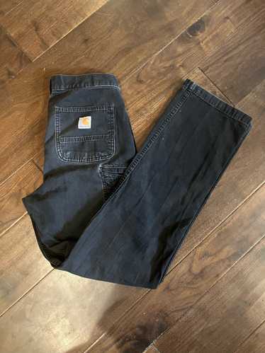 carhartt WIP Relaxed Fit fatigue black pants 29/32