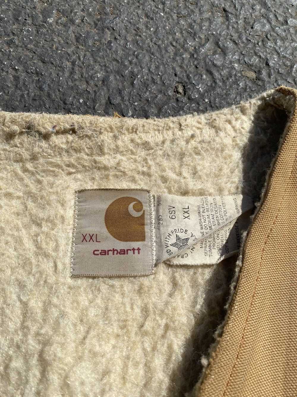 Carhartt × Made In Usa × Vintage Carhartt Sherpa … - image 5