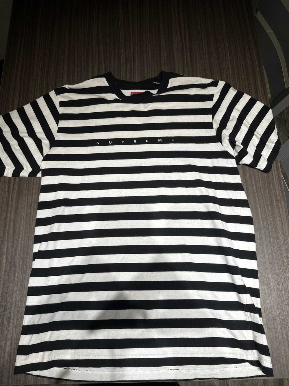 Supreme bar 2024 stripe tee