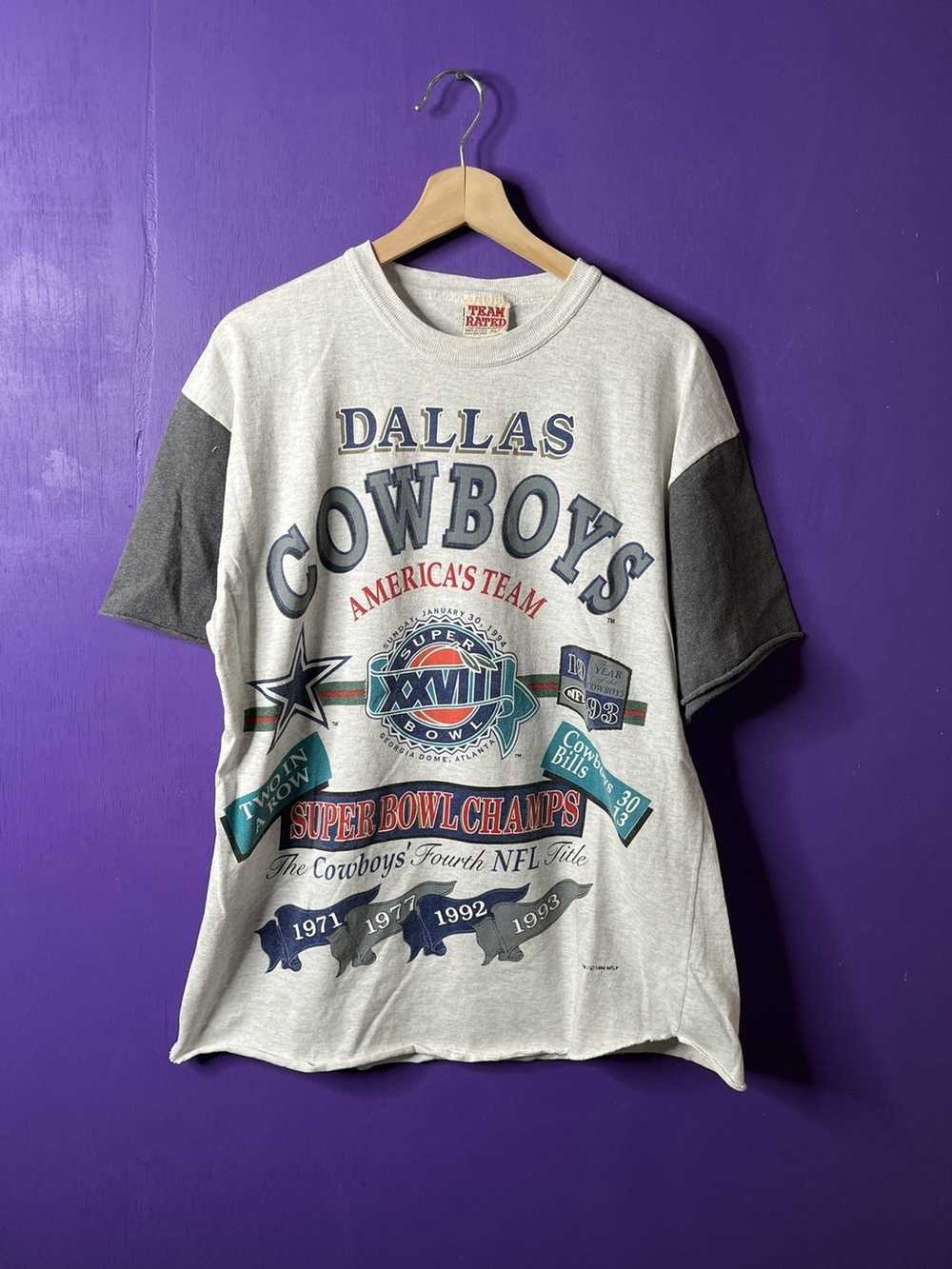 NFL × Vintage Vintage 90s Team rated Dallas cowbo… - image 1