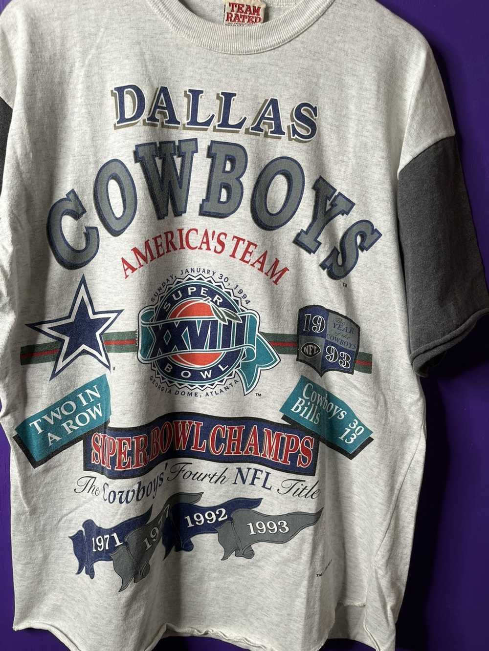 NFL × Vintage Vintage 90s Team rated Dallas cowbo… - image 3