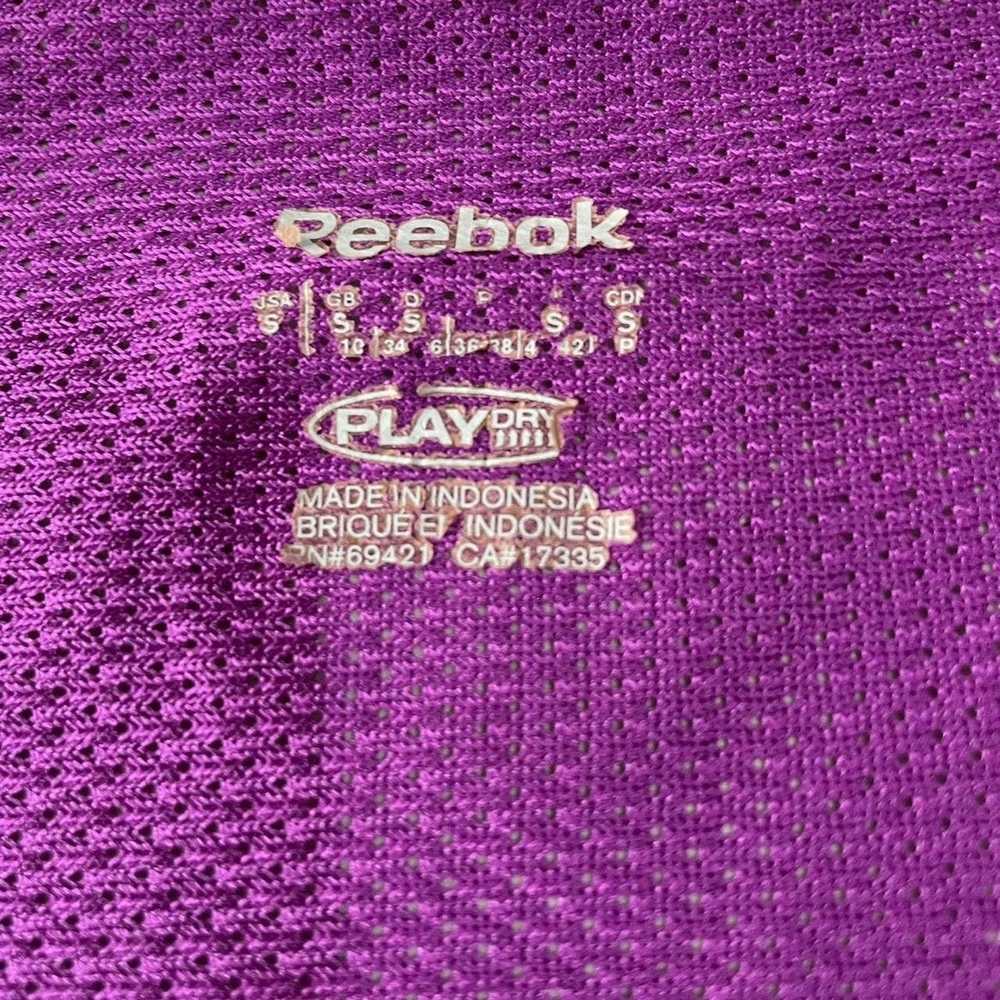 Reebok × Sportswear Reebok Purple V-Neck Short Sl… - image 3