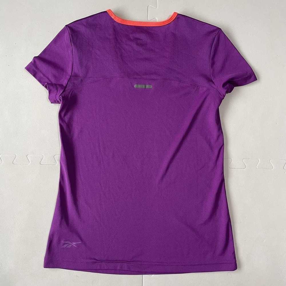 Reebok × Sportswear Reebok Purple V-Neck Short Sl… - image 4