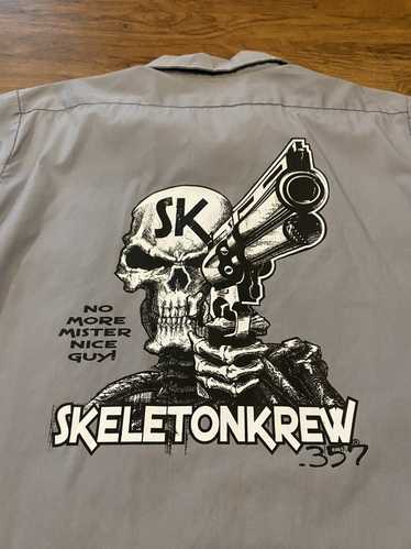Dickies Vintage 90s Skeleton Krew Game Shirt Sega 