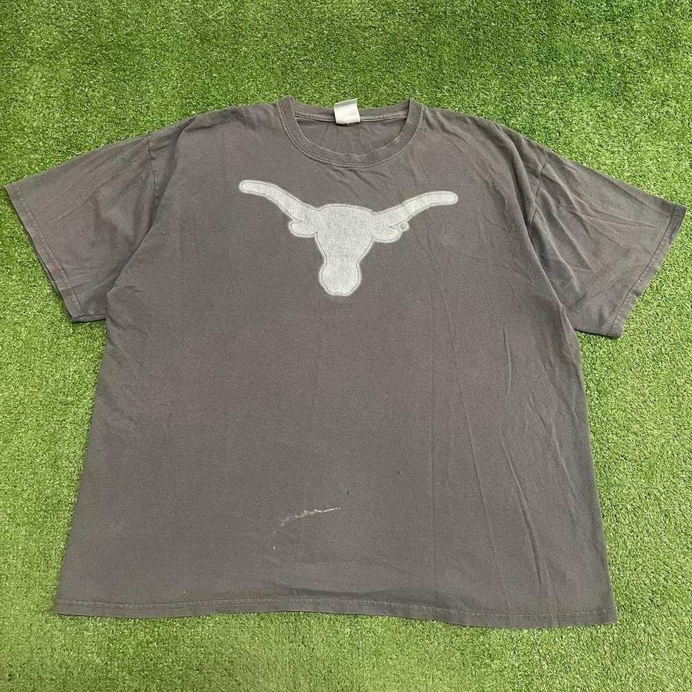 Collegiate × Vintage Vintage Faded Grey Texas Lon… - image 1