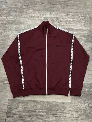 Fred Perry Fred Perry Maroon Track Jacket
