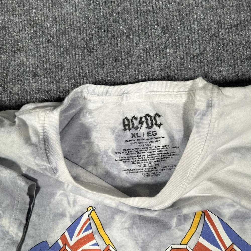 Band Tees essential acdc band promo art tour tie … - image 4