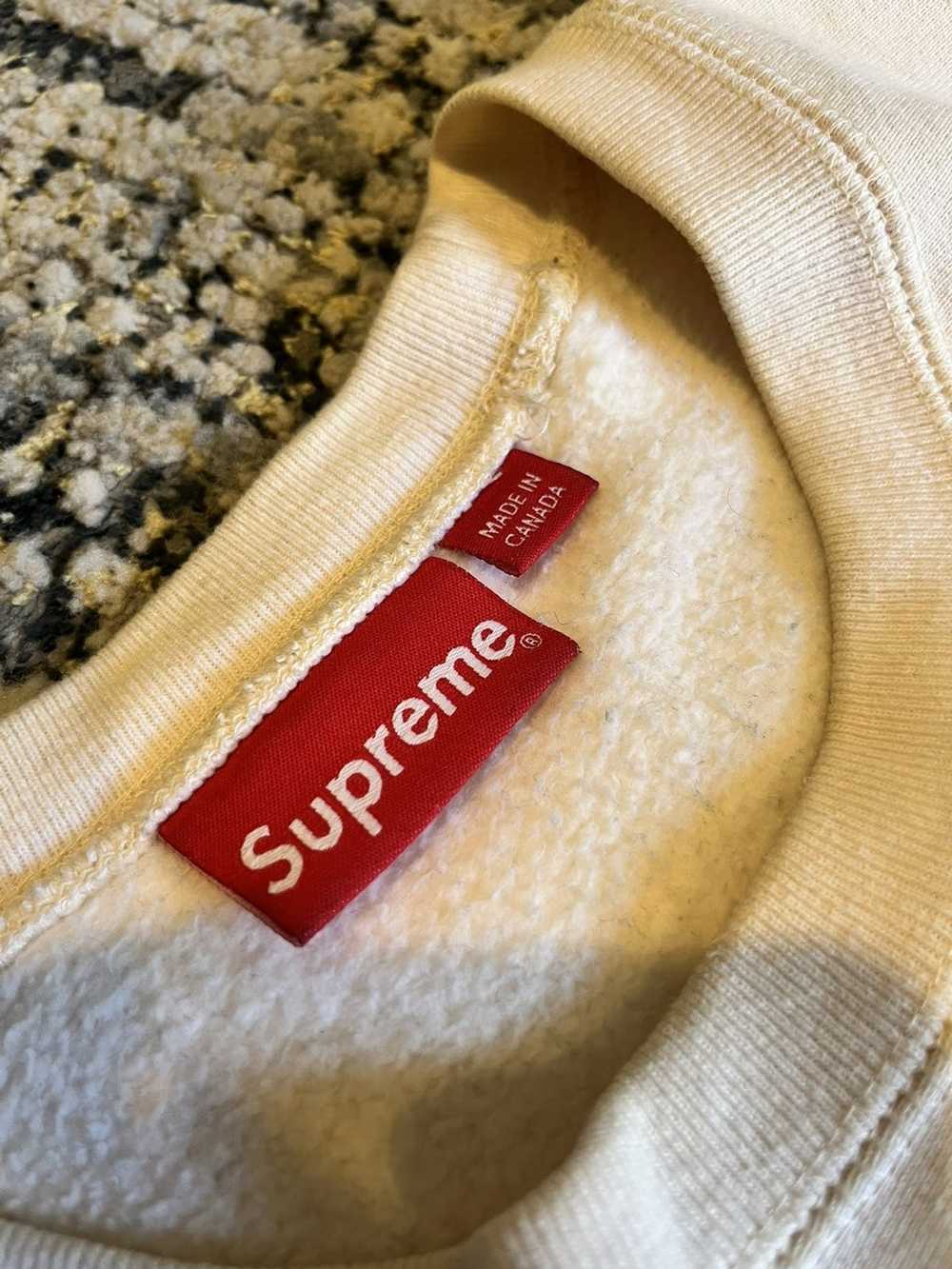 Supreme Supreme Box Logo Cream Crewneck - image 6