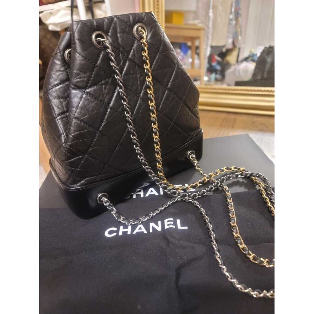 Chanel Gabrielle leather backpack - image 2