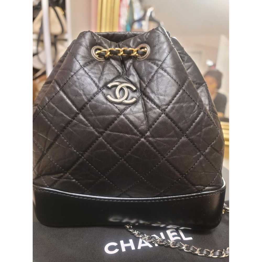 Chanel Gabrielle leather backpack - image 3