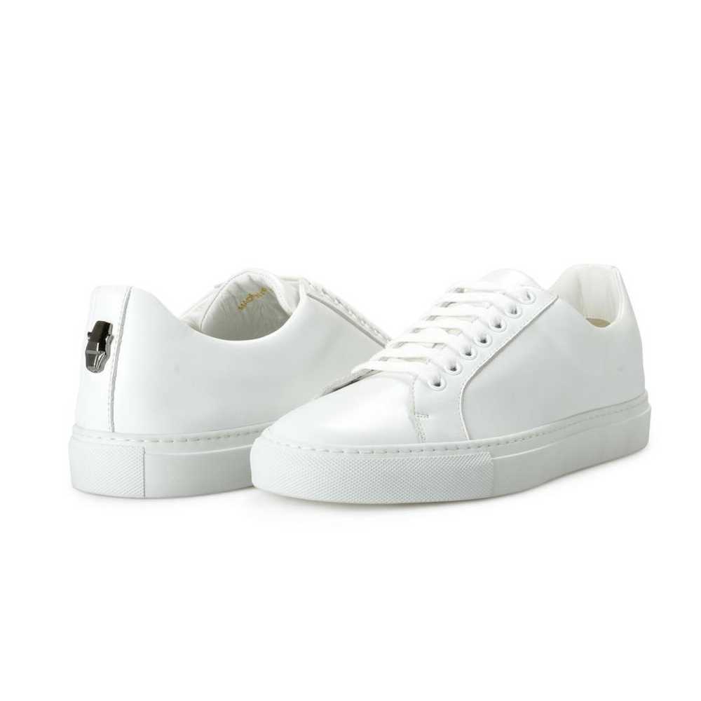 Class Cavalli Leather low trainers - image 8