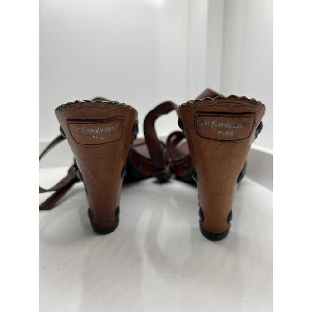 Yves Saint Laurent Leather sandals - image 2